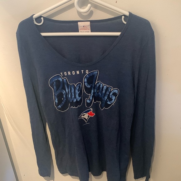 Fabulous 5th and Ocean Official Toronto Blue Jays Long Sleeve Tshirt SZ Large 🔥 - Picture 1 of 7